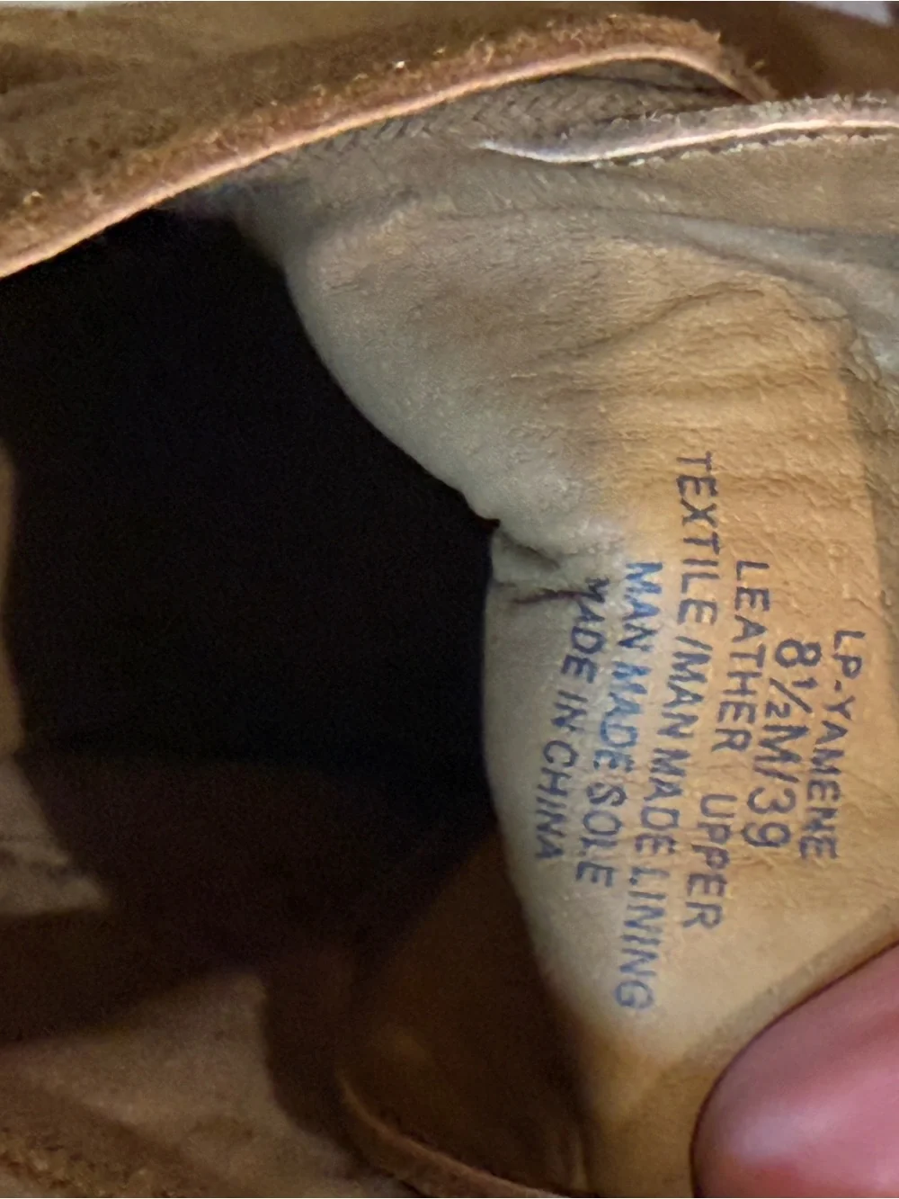 NWOT Lucky Brand Suede Wedge Booties in Tan Size 8.5